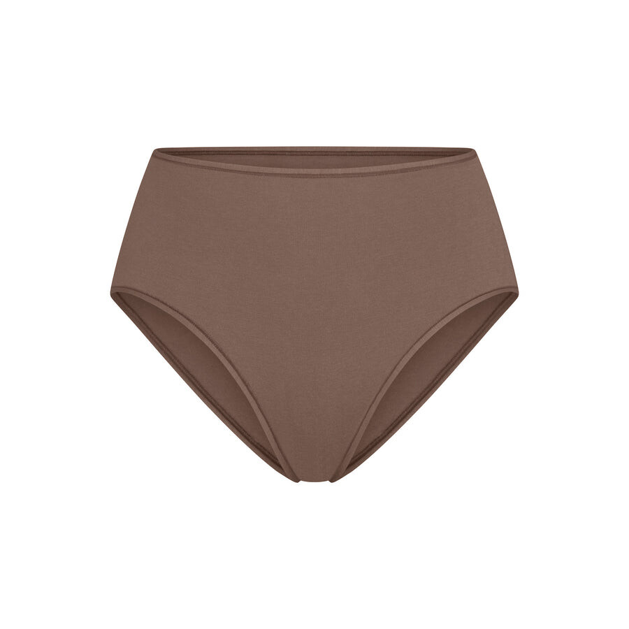 

Трусы SKIMS Cotton Jersey, цвет Truffle