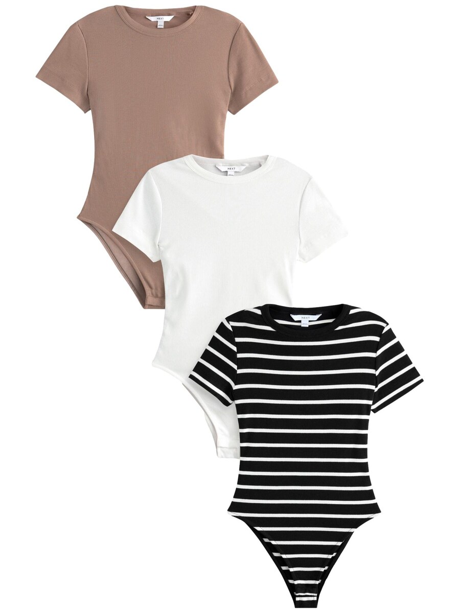 

Рубашка Next, цвет Dark beige/Black/White