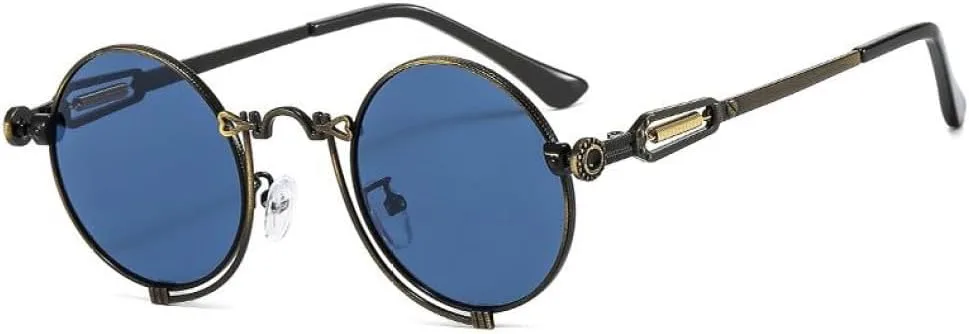 

Солнцезащитные очки LVTFCO Fashion Round для женщин и мужчин, с градиентными линзами, оправой из сплава с резьбой, роскошные винтажные солнцезащитные очки UV400, C3