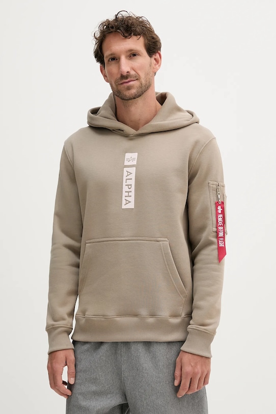 

Толстовка Alpha Industries, зеленый