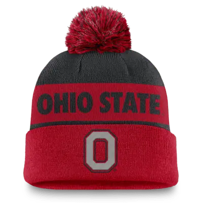 

Шапка Nike Ohio State Buckeyes Primetime Peak, красный
