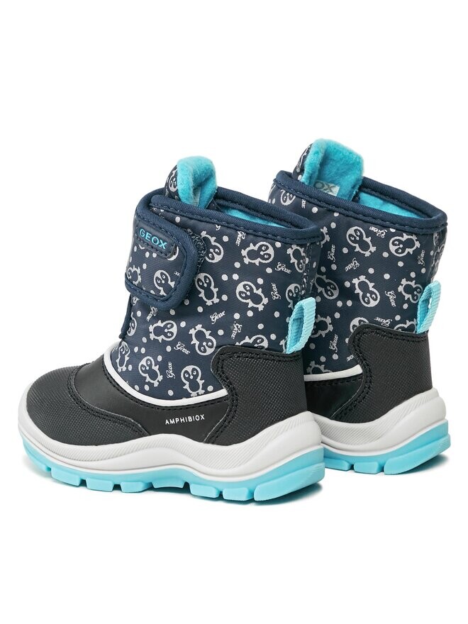 Снегоступы B Flanfil Girl B Abx B263WG 0BCMN CF4N4 Geox, темно-синий — фото 3