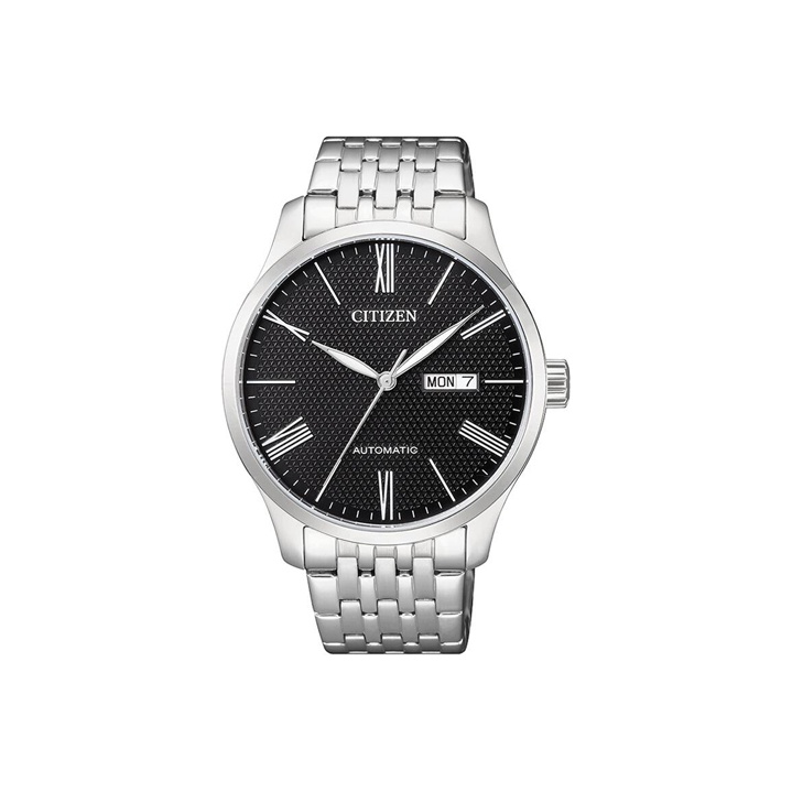 

CITIZEN Часы Bracelet Box Automatic Mechanical Movement Stainless Steel Strap Watch Men's Watch Black Dial, Black Dial