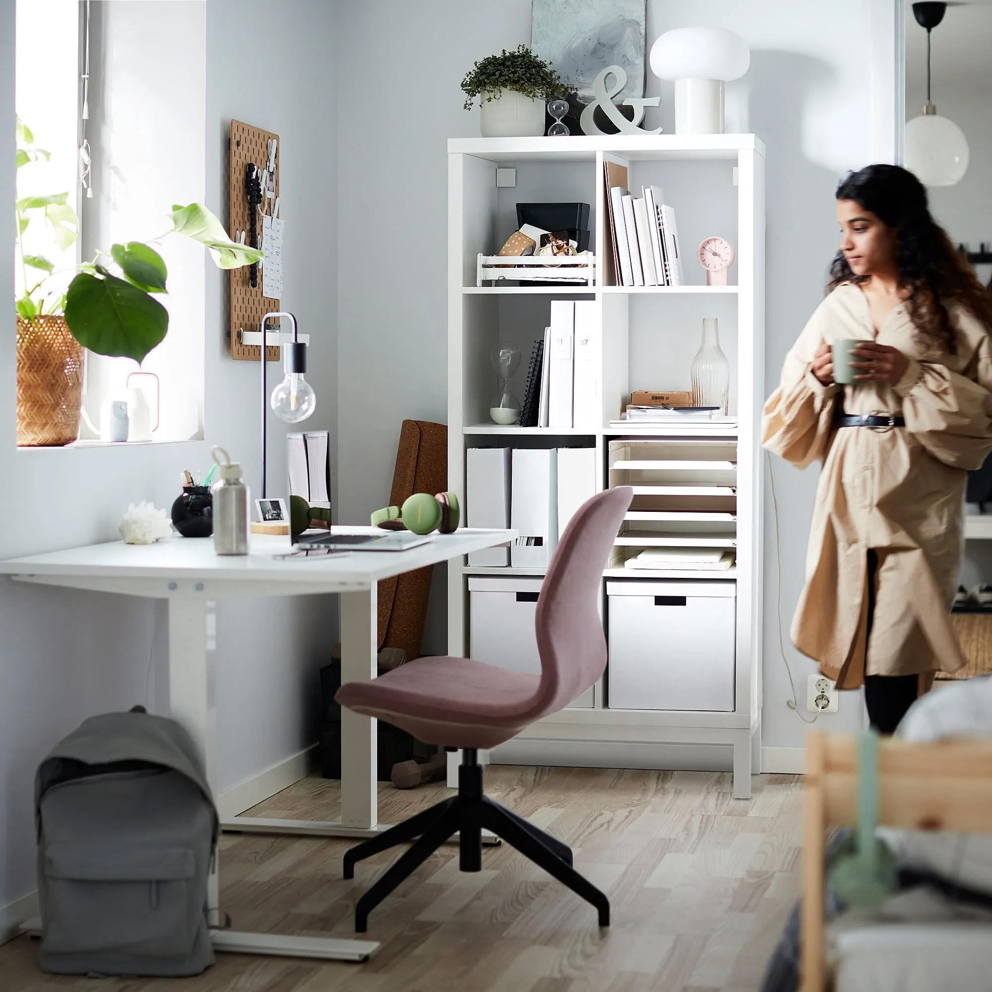 Открытый стеллаж, белый/белый, 77x164 см, KALLAX IKEA — фото 3