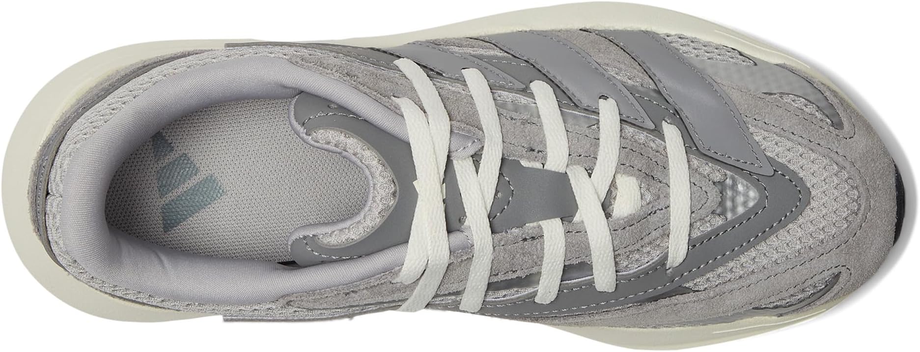 Кроссовки Adidas Kids Lightstride Sportswear Shoes, Grey/Grey/Silver Metallic — фото 2