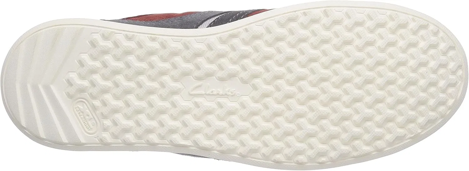Мужские кроссовки Clarks Godney Street, Red Nubuck — фото 4