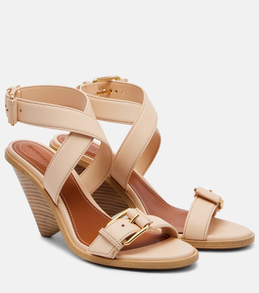 Кожаные сандалии Orla 85 Zimmermann, Chantilly