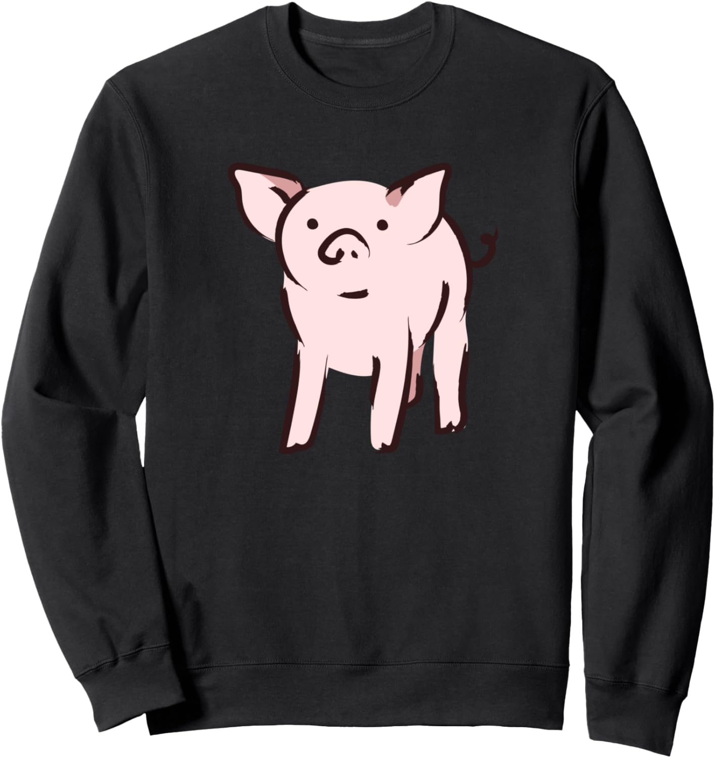 

Толстовка с изображением свиньи из комикса Pig House Pig для мужчин, женщин и детей Christmas Huhn Haustier, Lustige Spruche, черный