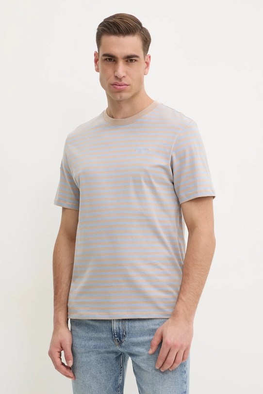 

Хлопковая футболка Pepe Jeans, бежевый