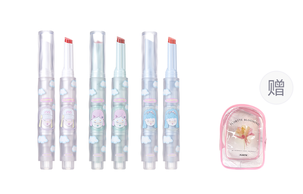 

Девичий набор Wackky Lip Mud Velour Complexion для легкого нанесения, 3 шт FLORTTE