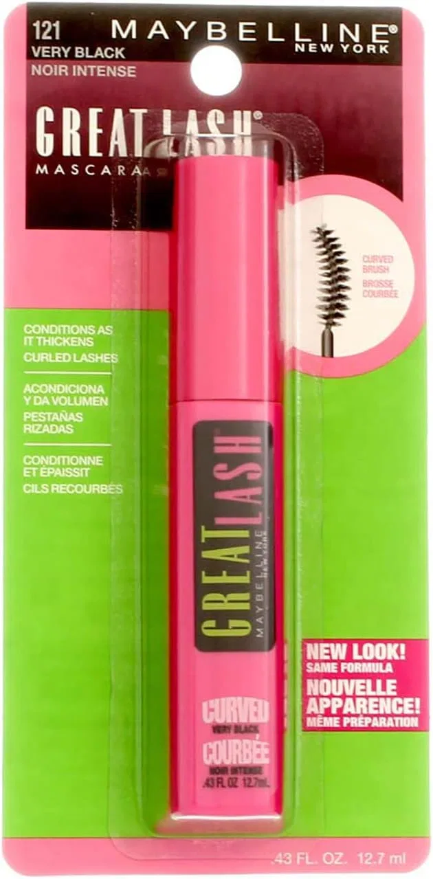 Тушь для ресниц объемная изогнутая щеточка Maybelline 2 шт 12.92 мл черный — фото 2