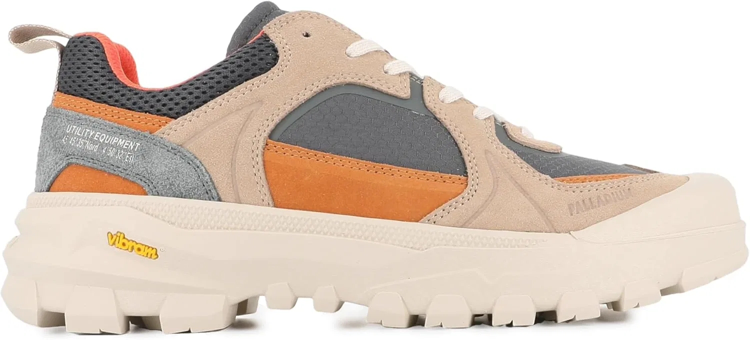Кроссовки Palladium Unisex Pallarider Lo Track Ankle Boot, Asphalt Warm Sand