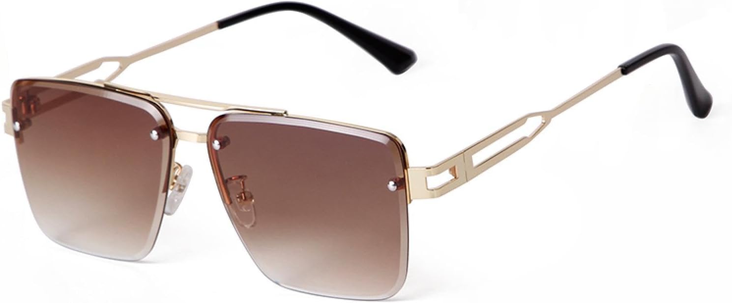 

Женские и мужские солнцезащитные очки с алмазной огранкой, градиентным покрытием, защитой от УФ-излучения UV400, без оправы, высокого класса, большие солнцезащитные очки WNCKSQ, C5