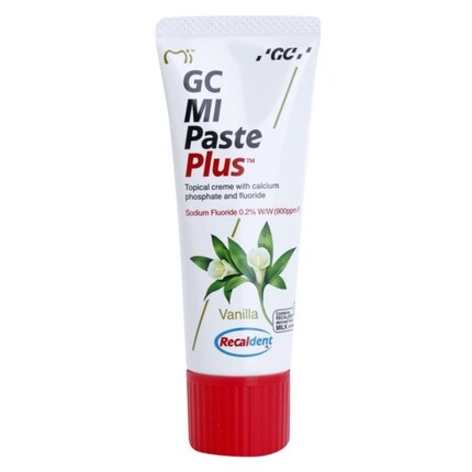 

MI Paste Plus Защитный реминерализующий крем со вкусом ванили для чувствительных зубов 35 мл Gc