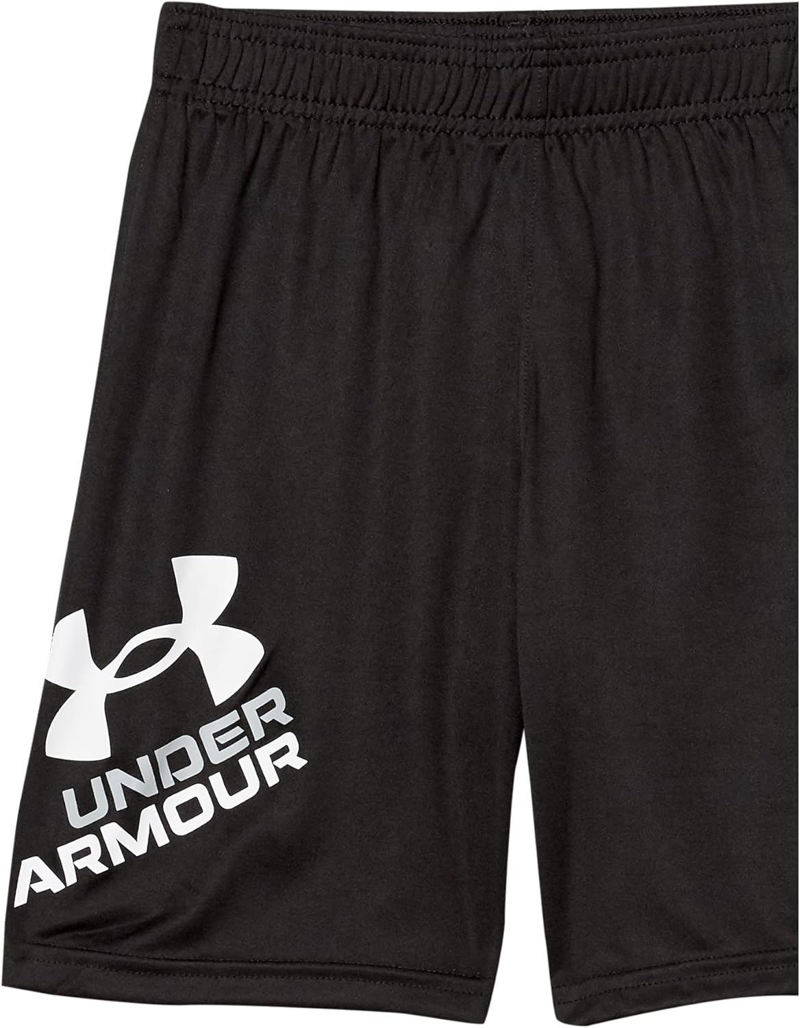 Детские шорты Under Armour Prototype, эластичный пояс, мягкие и удобные., White/Black — фото 3