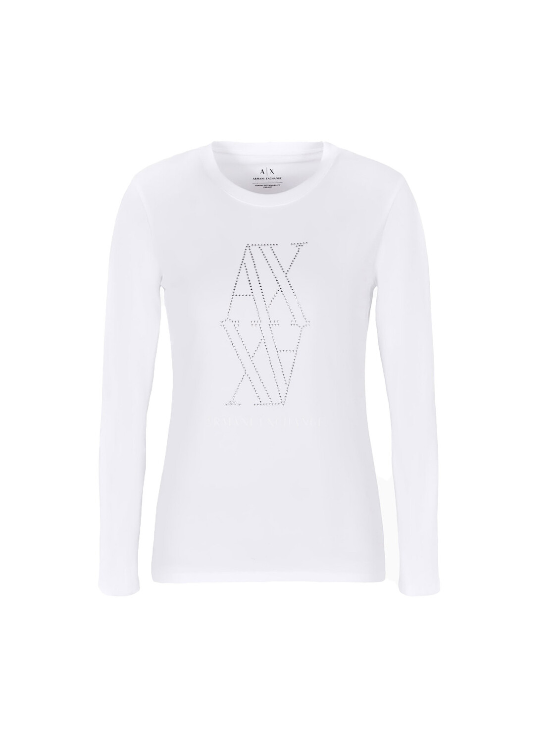 

Футболка armani printed t-shirt Exchange, белый