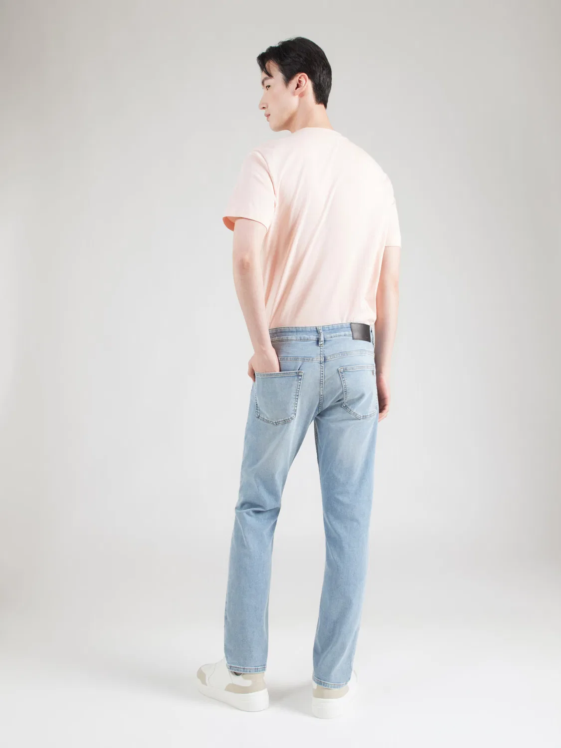Джинсы Boss Slim fit Delaware Bo синего цвета — фото 4