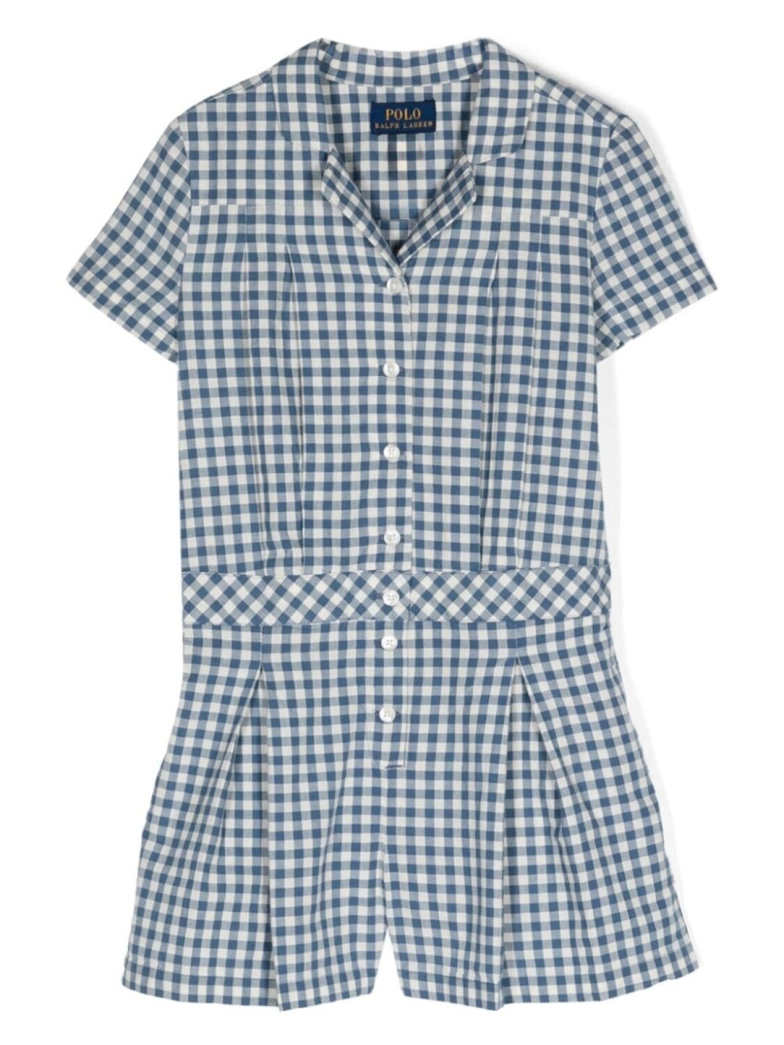 

Ralph Lauren Kids комбинезон в клетку, синий