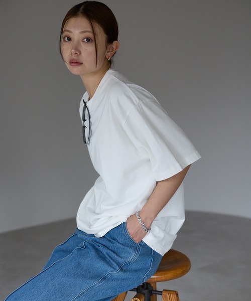 

Футболка винтажная пигментного крашения Etre pret, кремовый