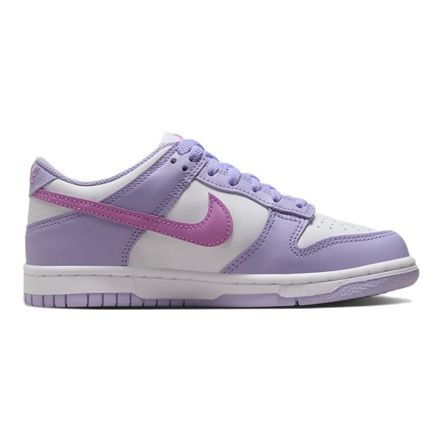 Кроссовки для скейтбординга Dunk Kids GS Low-top Фиолетовый/белый Nike, фиолетовый — фото 2
