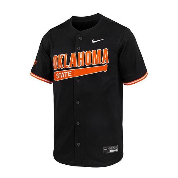 Мужская черная бейсбольная футболка Oklahoma State Cowboys Limited Nike — фото 3