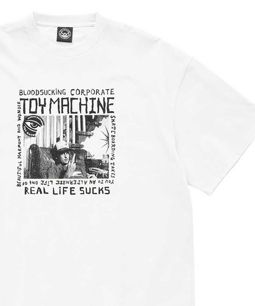 

Футболка, бренд TOY MACHINE, цвет белый