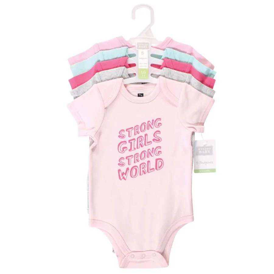 Базовый комплект из 5 предметов: хлопковый боди Hudson Baby, Good Vibes — фото 2