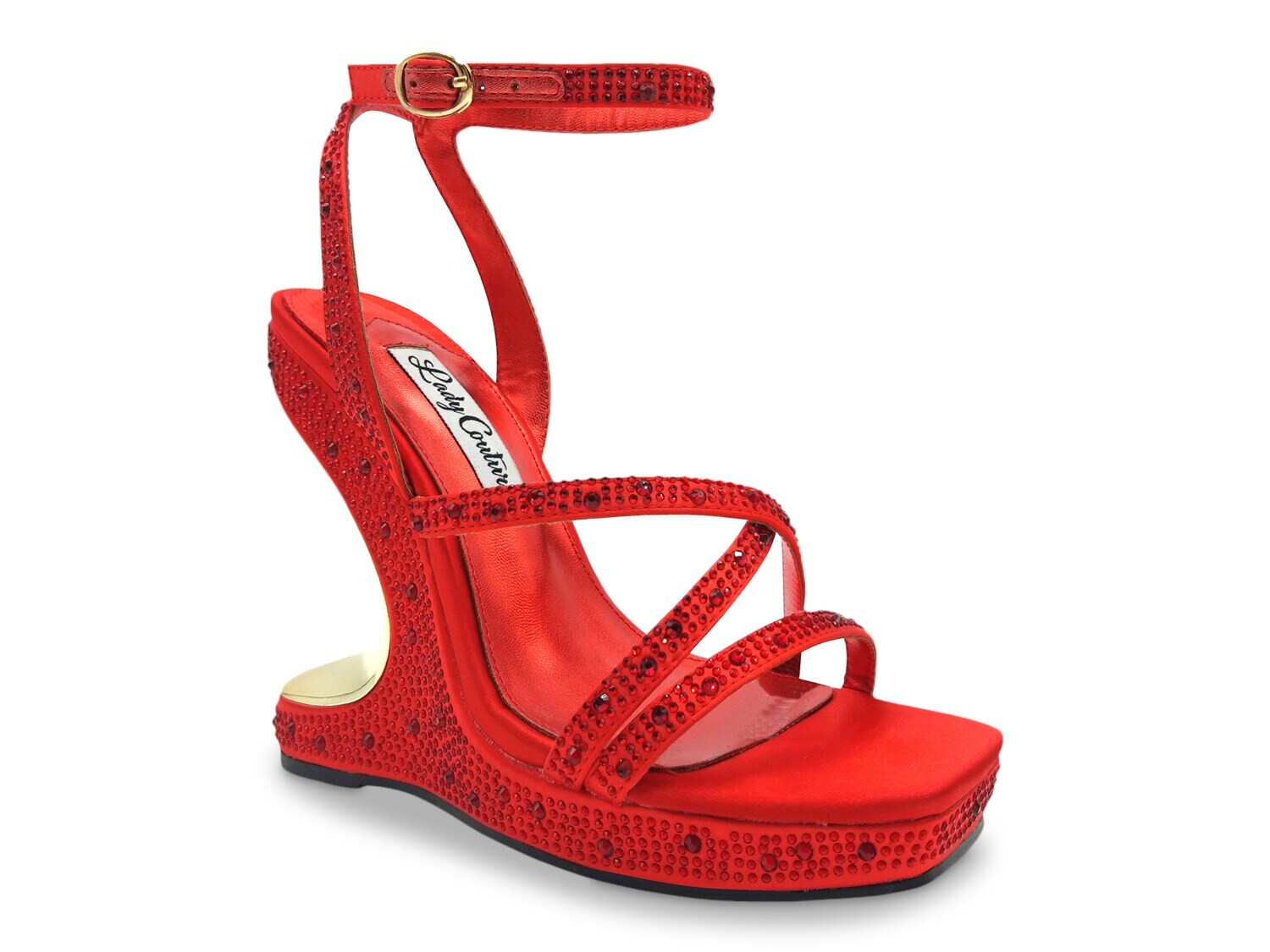 

Сандалии на платформе Lady Couture Mirage, красный