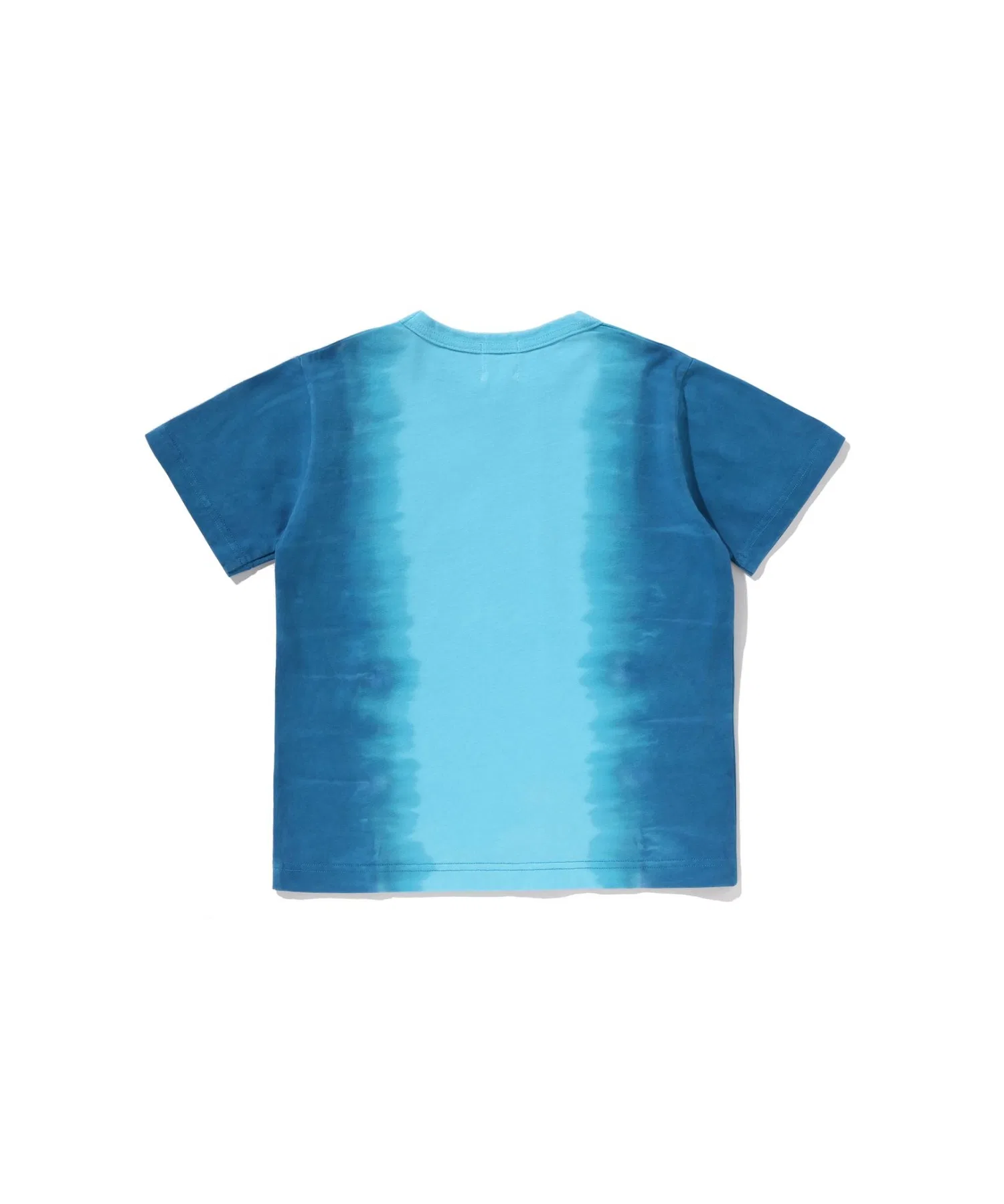 Детская футболка A BATHING APE GRADATION COLLEGE с градиентным принтом оранжевая — фото 2