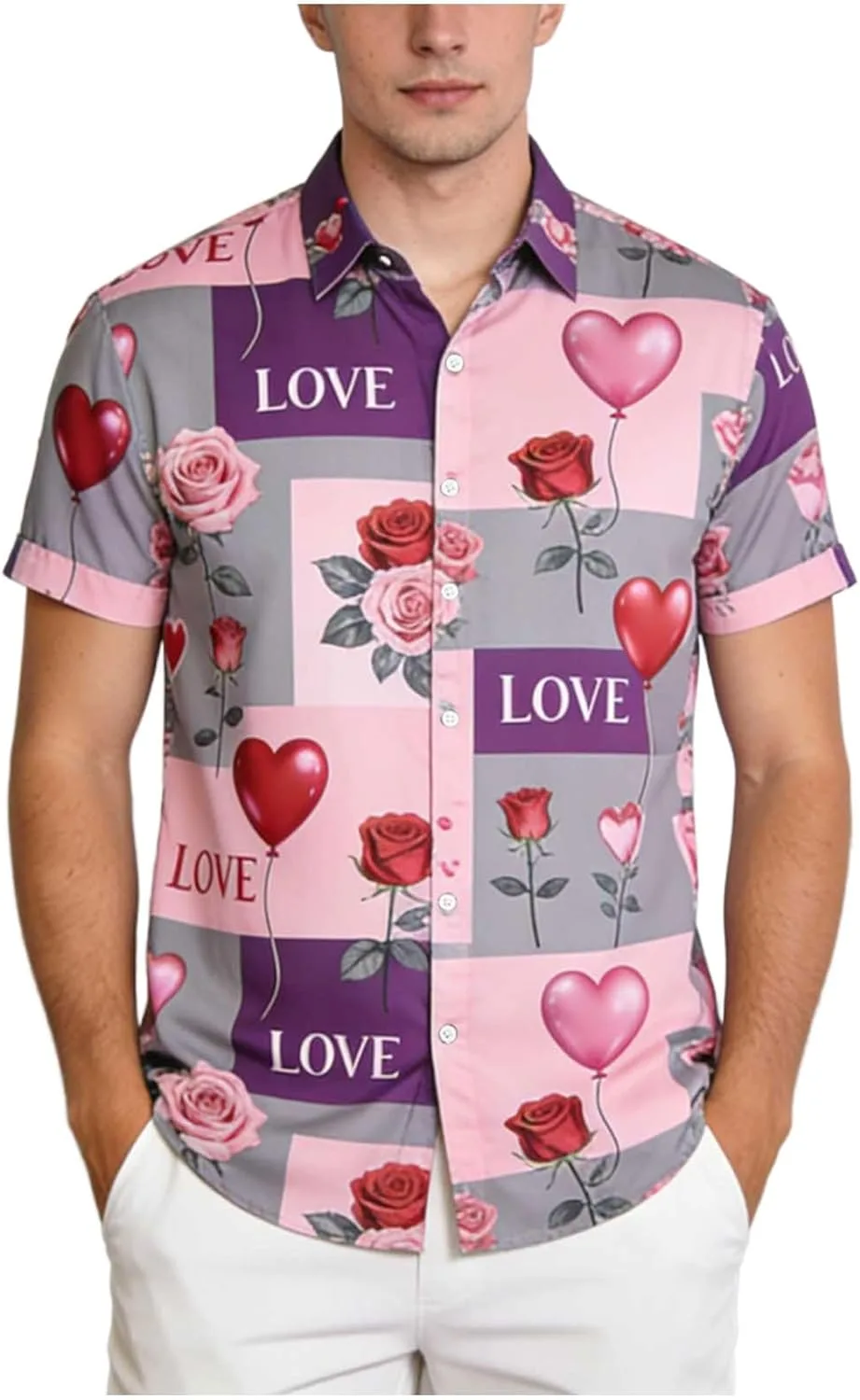 

Футболка с принтом в виде сердца для пары