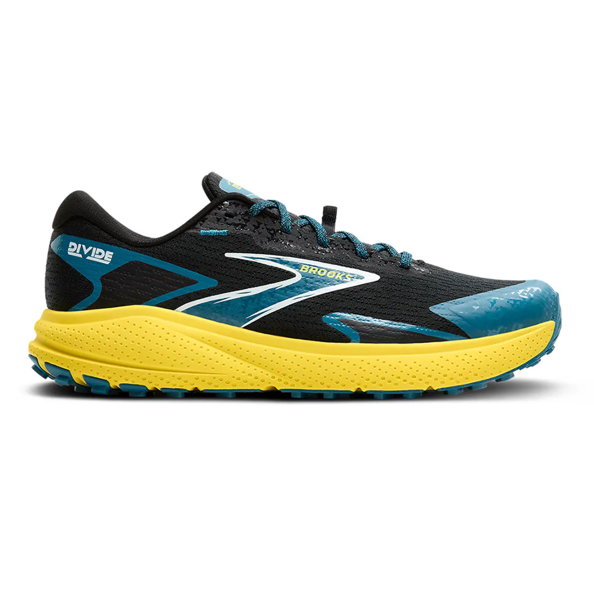 

Мужская кроссовки Divide 5 Brooks, черный/желтый