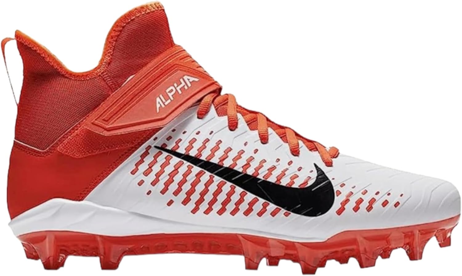 

Футбольные бутсы Nike Alpha Menace Pro 2 Mid для мужчин, Team Orange/White-Black