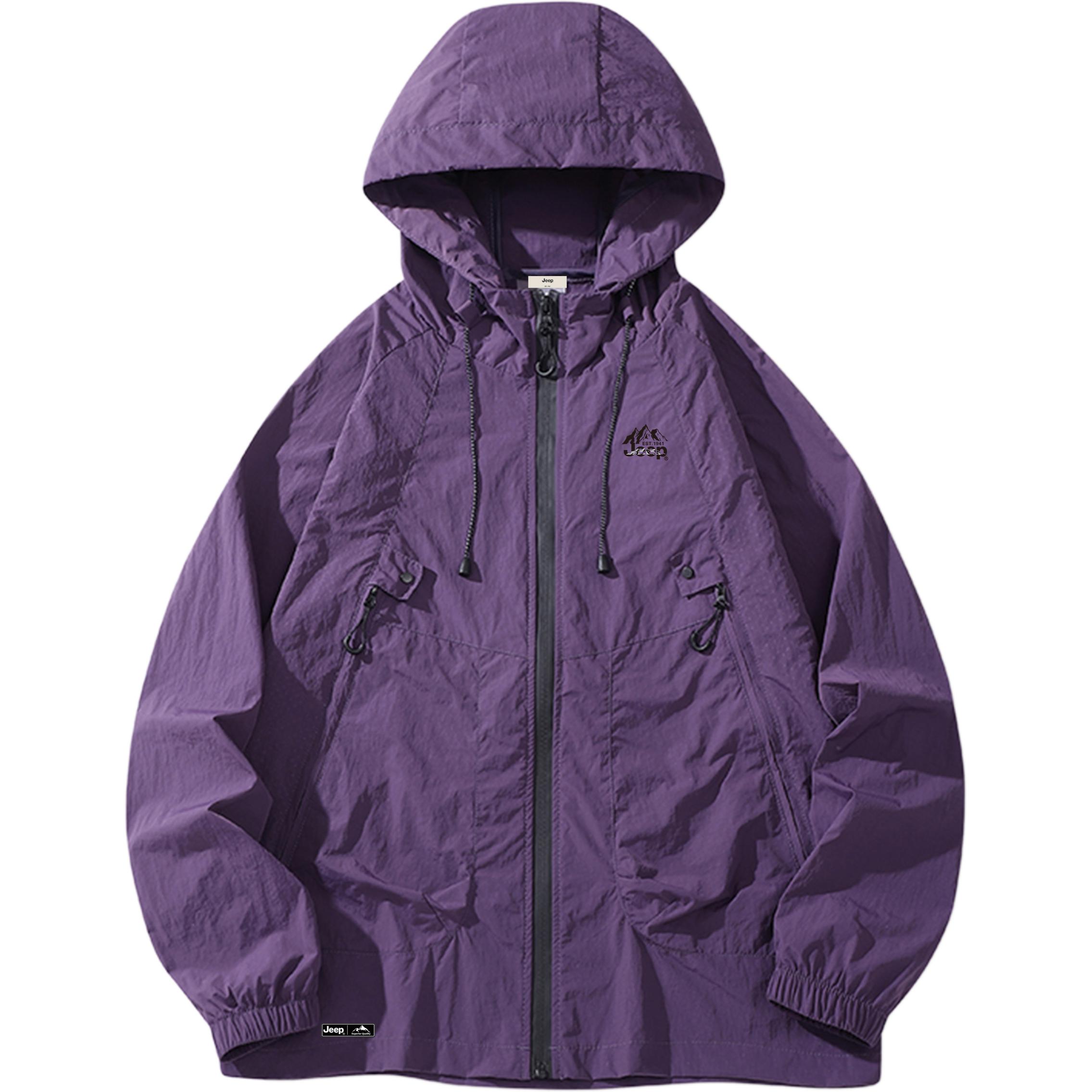 

Охлаждающая суперлегкая дышащая одежда с защитой от солнца Unisex Jeep, фиолетовый