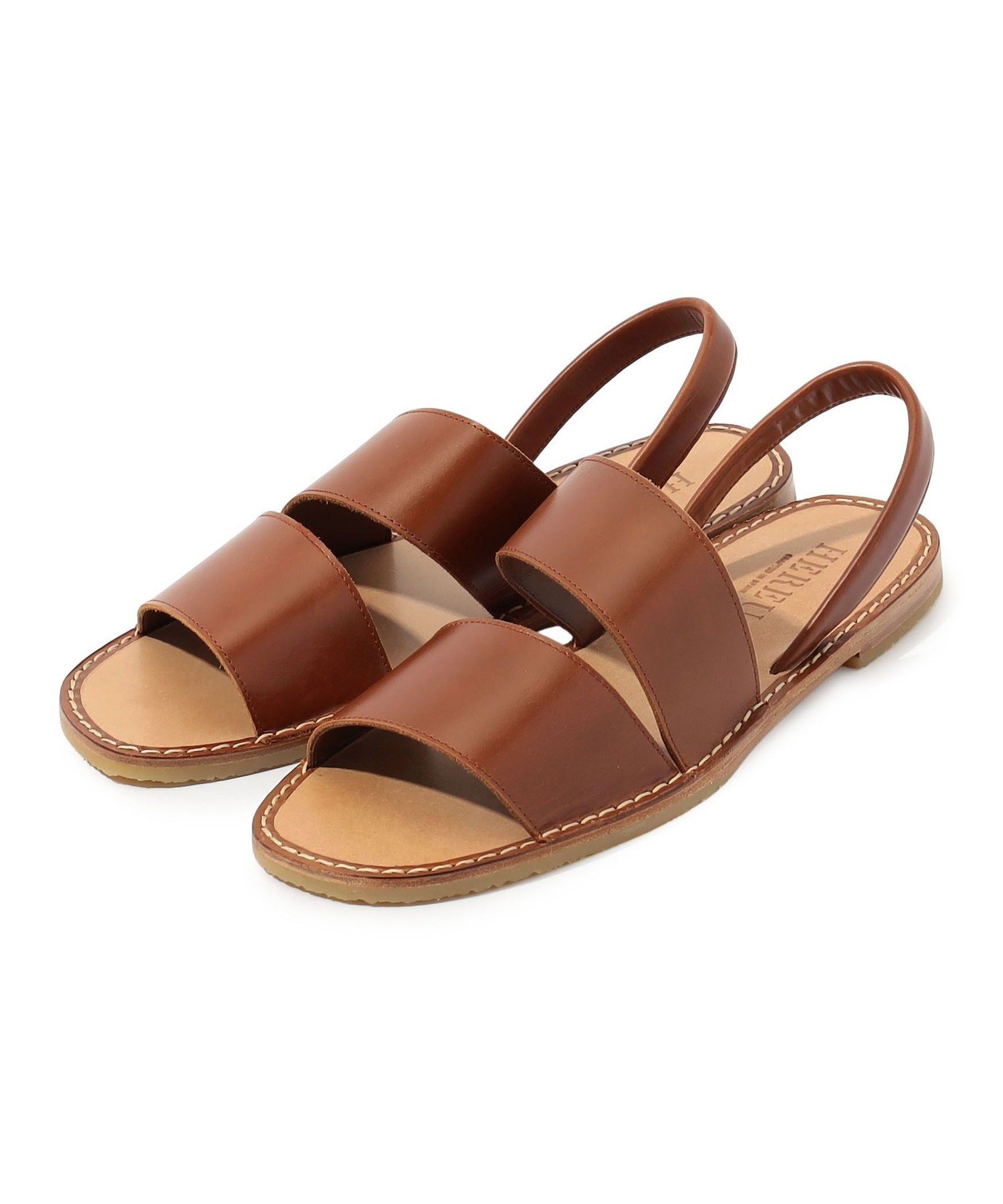 Кожаные сандалии HEREU Tomorrowland Goods, 47 Brown