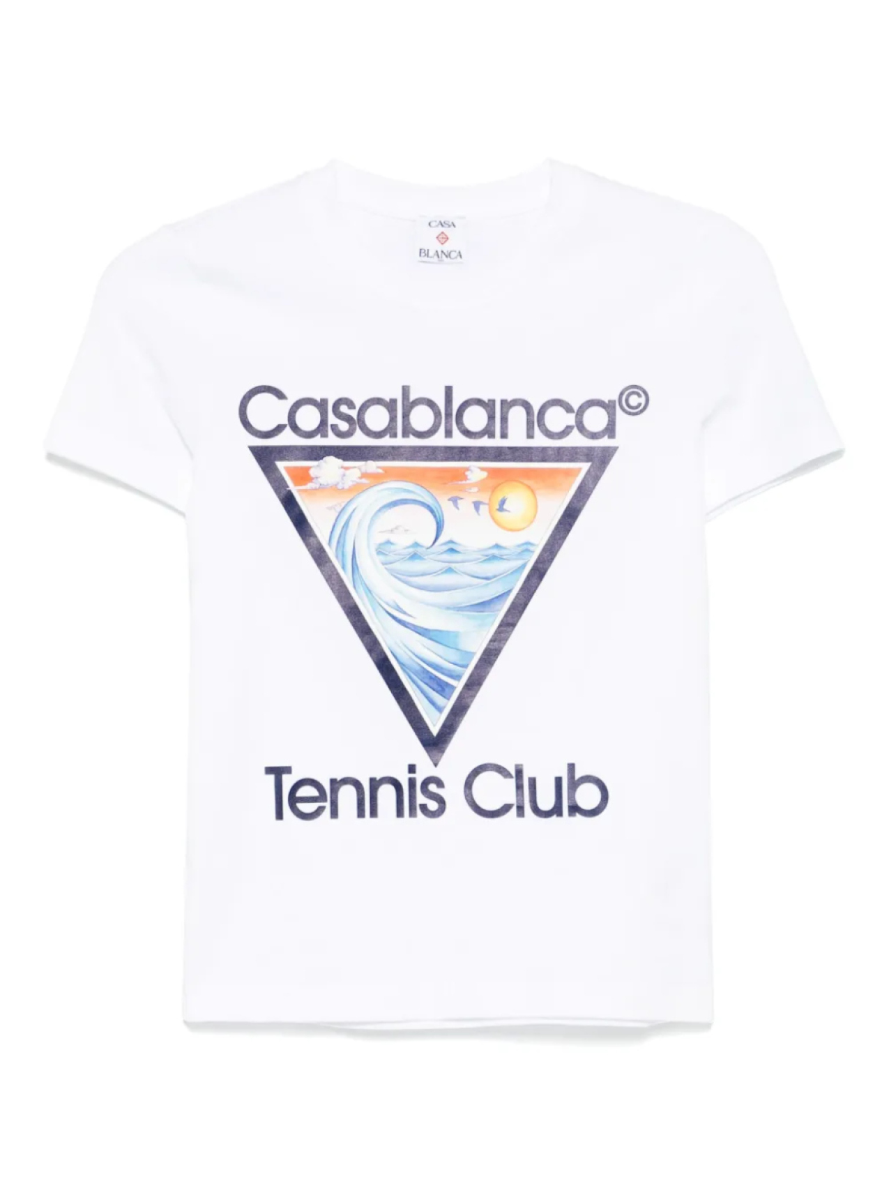 

Футболка с принтом Tennis Club Icon Casablanca, белый