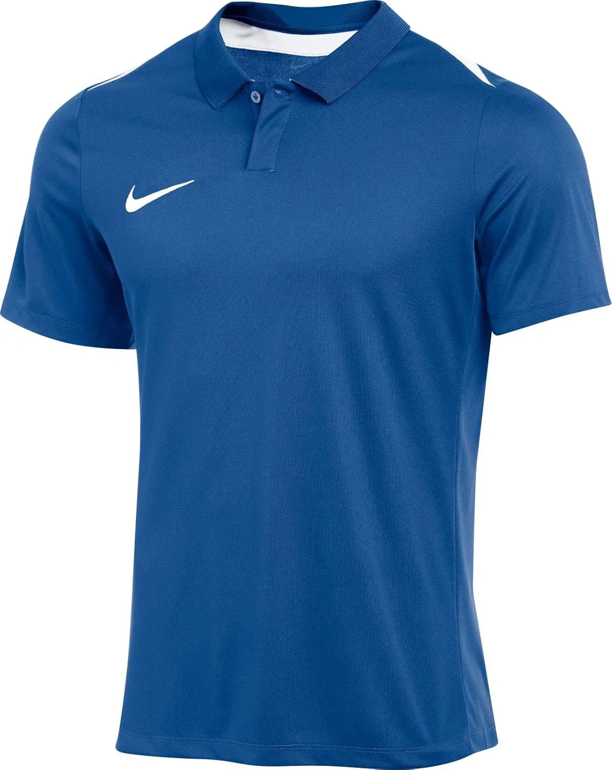 Поло Nike Dri-FIT, мужское, Royal Blue/Royal Blue/White/White — фото 2