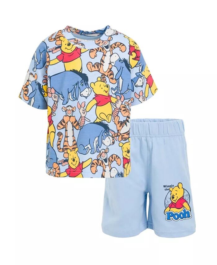 

Комплект одежды для мальчиков Disney Mickey Mouse T-shirt и Shorts Winnie the Pooh, синий