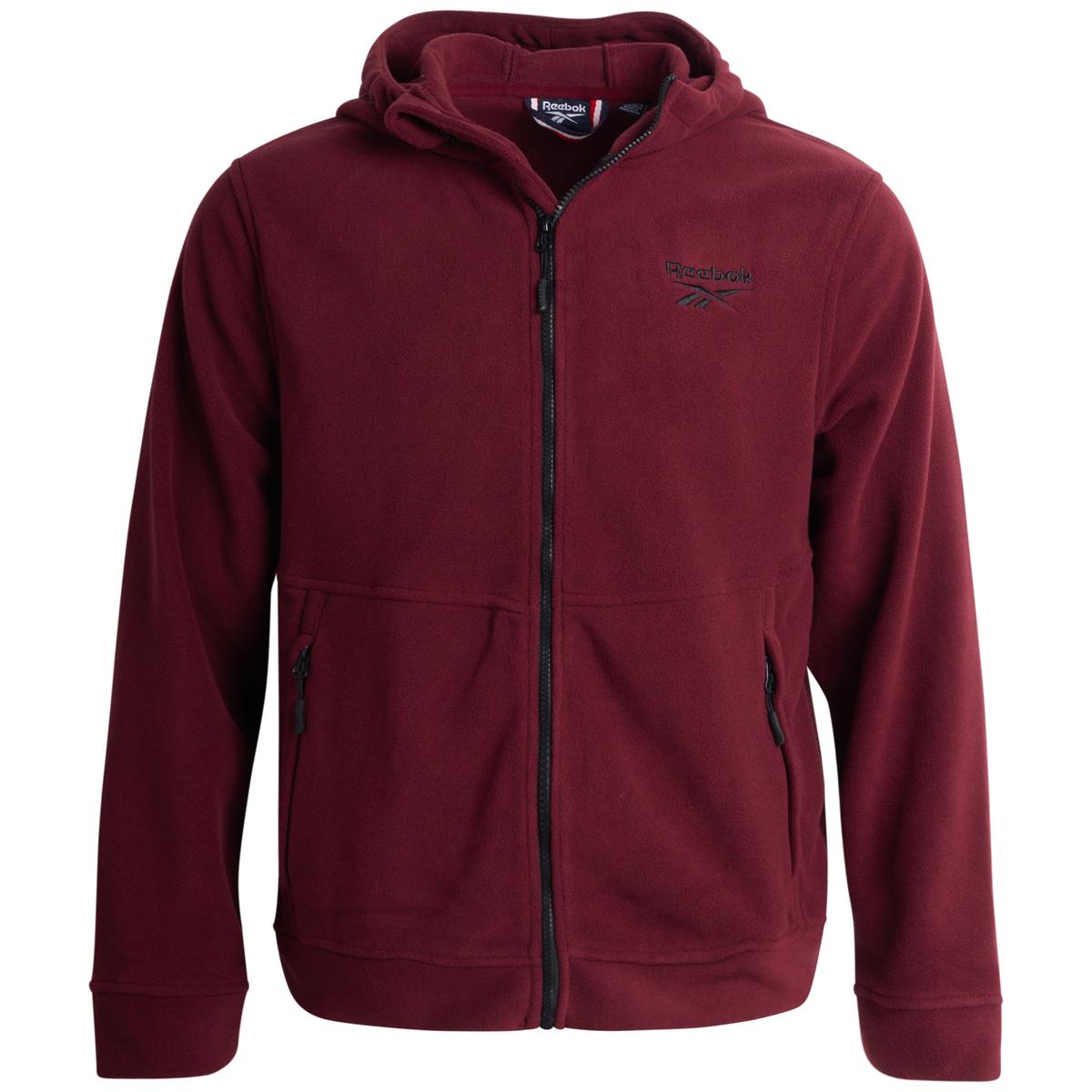 

Мужская флисовая легкая флисовая куртка Reebok, цвет classic maroon