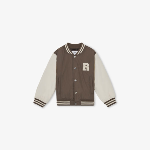 

Бомбер с цветными блоками Arkan для детей 9-13 лет Reiss, белый