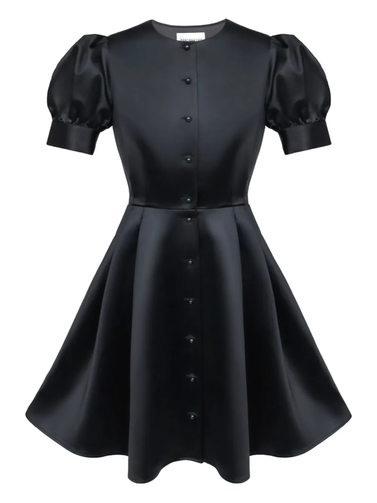 

POST MERIDIEM платье мини на пуговицах, черный