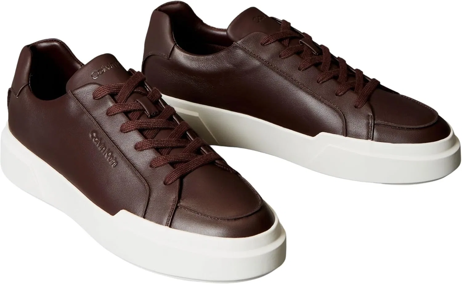 Мужские низкие кроссовки Calvin Klein на толстой подошве со шнуровкой LTH Pinch Ym0ym01454, Purple Bordeaux Vaporous Granite Road — фото 3