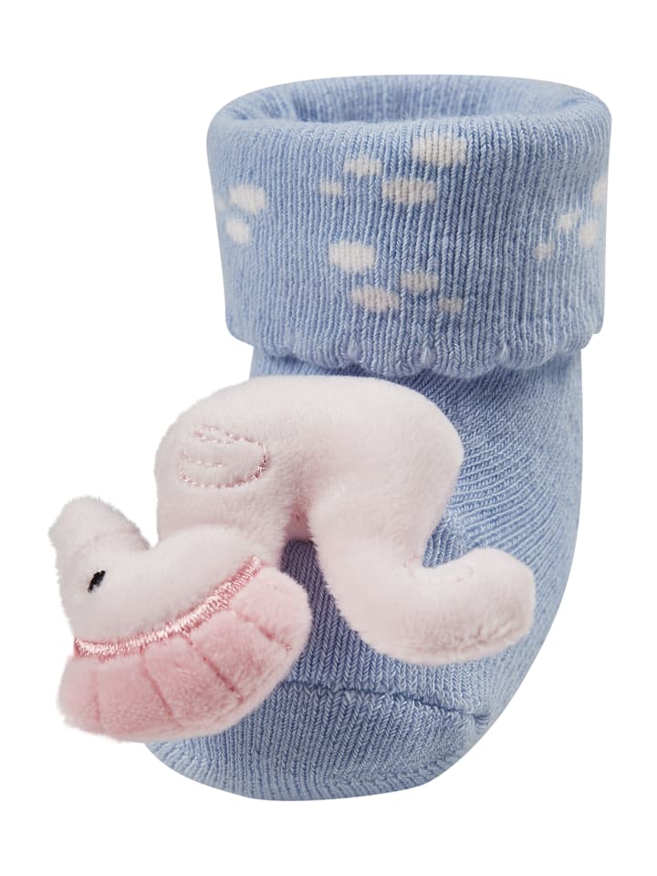 

Sterntaler Детские носочки-погремушки в виде морского конька, синие