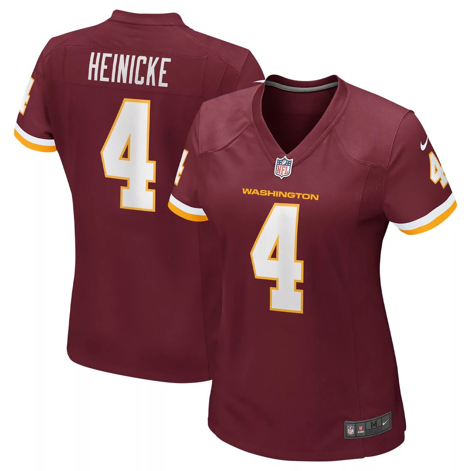 

Женское джерси Nike Taylor Heinicke Burgundy Washington Football Team Game Nike