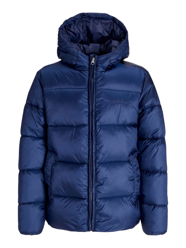 

JACK & JONES Junior Стеганая куртка в цвете Ocean Cavern