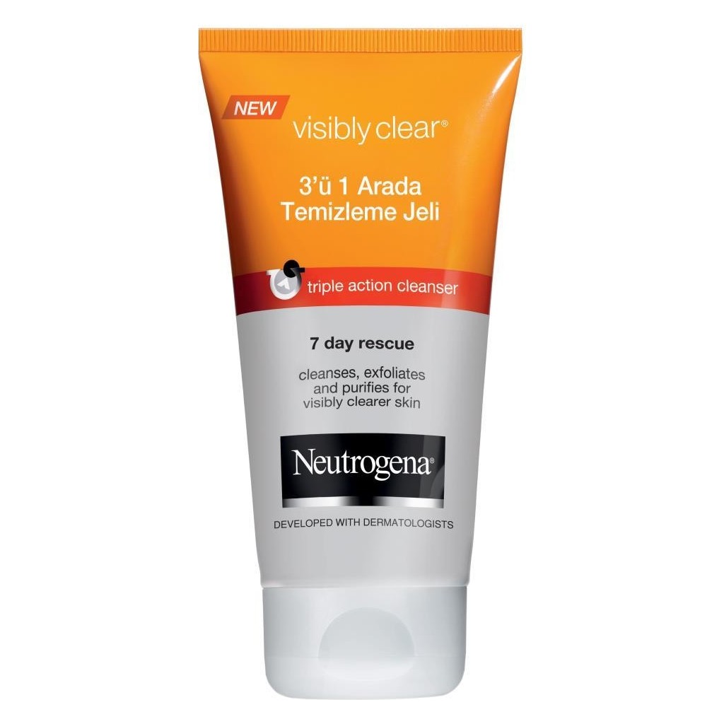 

Очищающий гель Neutrogena 3-in-1, 100 мл