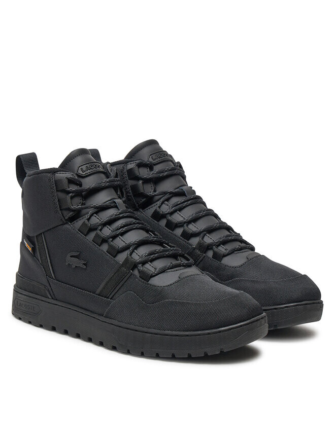 Кроссовки Lacoste T-Clip Mid Trainers 748SMA0040 Negro, черный — фото 2