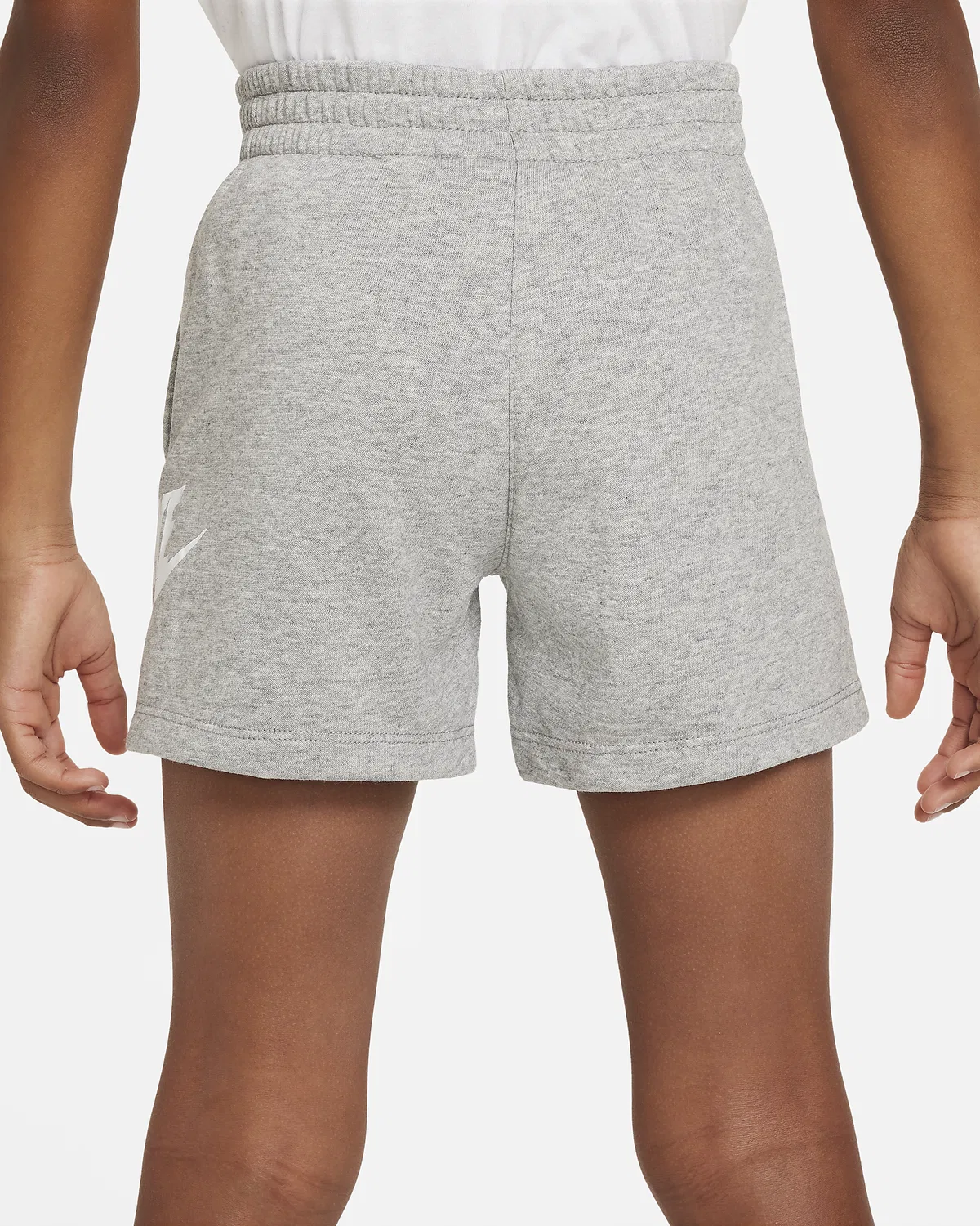 Детские шорты Nike Sportswear Club French Terry, Dark Grey Heather — фото 3