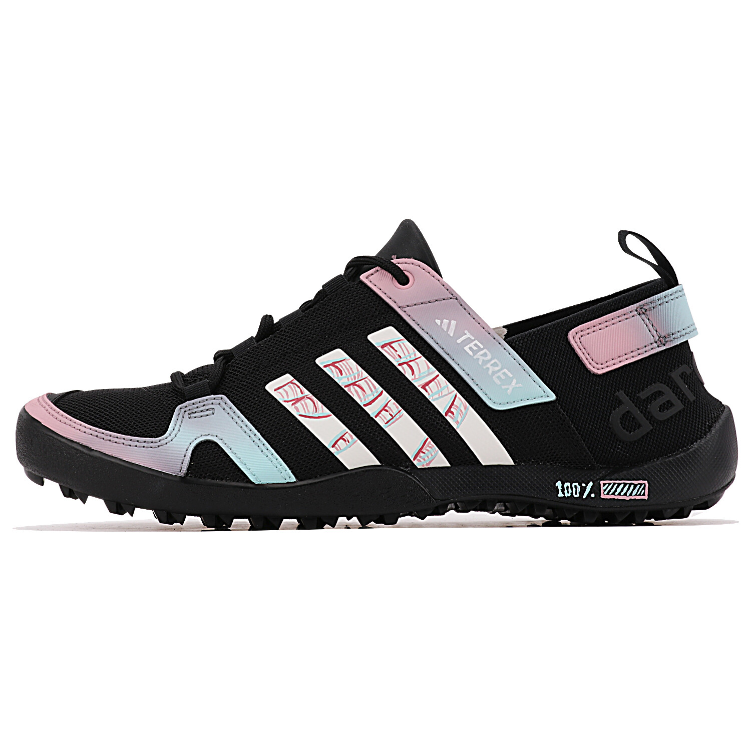 

Кроссовки Terrex Daroga Hiking унисекс с низким верхом, черные/розовые Adidas