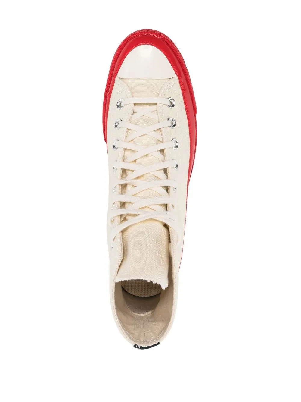 Высокие кеды Chuck 70 Comme Des Garçons Play x Converse, красный — фото 4