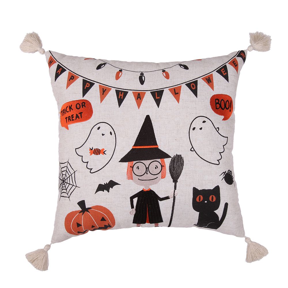 

Подушка Tempo Home Little Witch на Хэллоуин, цвет Natural